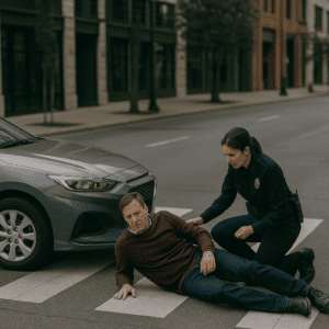 A pedestrian accident in Dallas